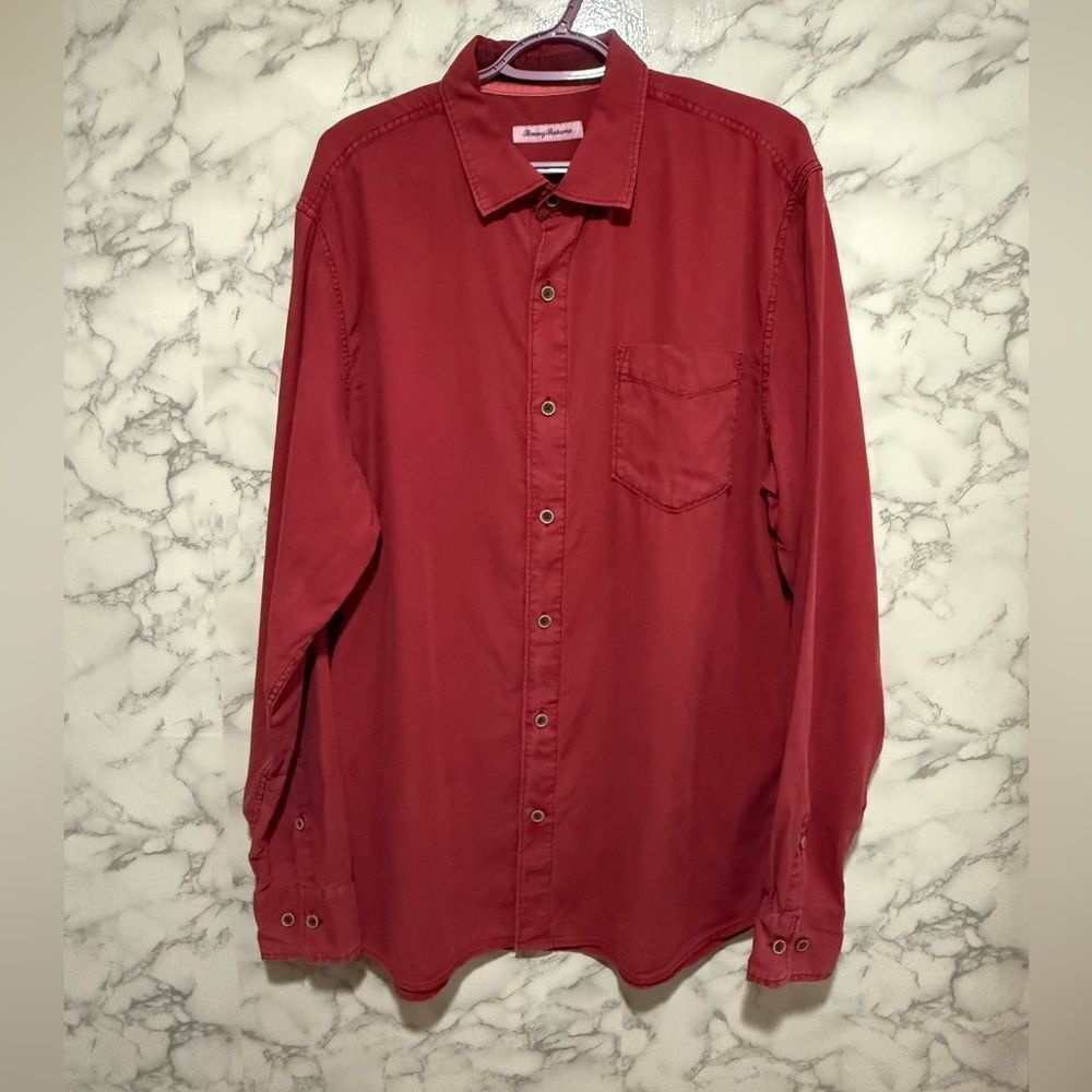 Tommy Bahama Deep Red Men's Shirt L